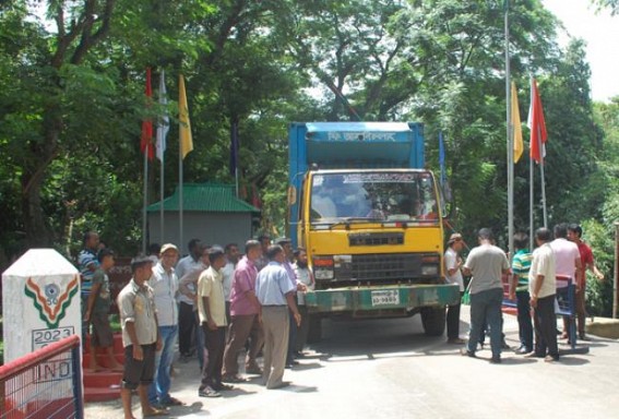 Truckloads of foodgrains reach state via Bangladesh, 20 trucks to carry rice everyday